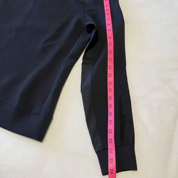 Lululemon Neoprene Black Running Hoodie Side Zip Men's Medium - Picture 10 of 10